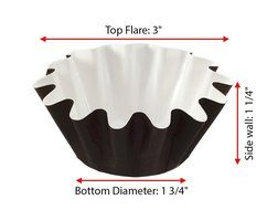 Katgely Extra Thick Round Paper Mold (Pack of 100) N4