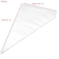 PASTRY BAG - 100 PIECES -10 Inch Extra Thick Disposable Cake / Cupcake Decorating Piping Icing Bags Set - Large... N7