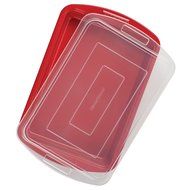 SilverStone Hybrid Ceramic Nonstick Bakeware Covered Cake Pan, 9-Inch x 13-Inch, Marine Blue N9