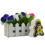 Julyshop Cookies Fondant Cake Decorating Sugarcraft Plunger Cutter Tools Mold Mould (Circle) N11