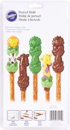 Wilton Pretzel Mold Jungle Pals, 6 Cavities N6