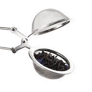 HIC Long Handle Loose Leaf Snap Tea Infuser, 18/8 Stainless Steel Mesh Tea Strainer, 1.5-Inch N3