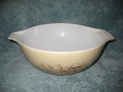 Vintage 1980's Pyrex " Forest Fancies " 2 1/2 Quart Cinderella Mixing Batter Nesting Bowl
