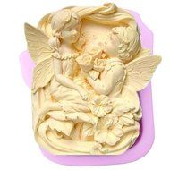 WYD DIY Marriage Lover Cake Silicone Mold,3D Fondant Mold,Handmade Soap Mould