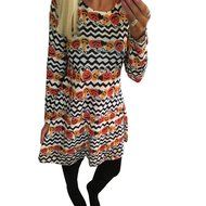 Mini Dress,Morecome Women Halloween Pumpkin Print Long Sleeve Party Swing Mini Dress N3