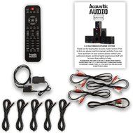 Acoustic Audio AA5103 Home Theater 5.1 Speaker System with Optical Input and 5 Extension Cables N2