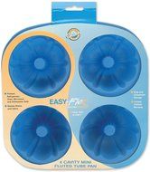 Wilton 2105-4827 Easy Flex Silicone 4-Cavity Mini Fluted Tube