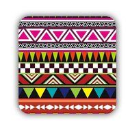 Generic Kawaii Mdf Design With Aztec Tribal Pattern Coaster N7