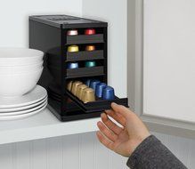 Caf&eacute;Stack Nespresso Capsule Organizer Color: Black