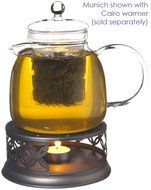 GROSCHE Cairo Premium Teapot Warmer with tea lite candle. For glass teapot and other heatproof dish warming use. N4