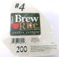 Coffee Makers Parts & Accs Coffee Maker #4 Cone Style Paper Filters 200 Count 46-201