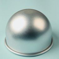 Dealglad&reg; 6 Inch Aluminum Deep Semicircle Chiffon Cake Pan Bobbi Doll Princess Cake Mold Pudding Baking Mould N2