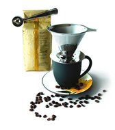 Coffee Dripper Stainless Steel - Reusable Permanent Pour Over Filter Cone and Brewer - Drip Coffee Maker - Double... N4