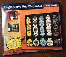 The Cupboard Caddy, Compatible with Keurig K-cup Size Pods, Premium Storage Dispenser, Holder &amp; Stand N8