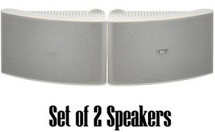Yamaha All Weather Outdoor / Indoor Wall Mountable Natural Sound 180 watt 2 way Acoustic Suspension Speakers -... N8