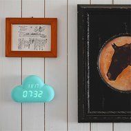 Surborder Shop Creative Cloud Shape LED Digital Alarm Clock with Sound-activated Function, Saving Power Mode and...