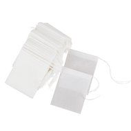 Miaomiao tea filter bags, 【safe and natural material,better leading,100 count】 disposable tea infuser, 1-cup capacity... N2