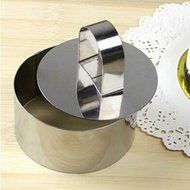 SomebinU 3 inch small mousse Cheesecake circle stainless steel cake mold mousse cake mold DIY baking tool N8