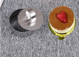 SomebinU 3 inch small mousse Cheesecake circle stainless steel cake mold mousse cake mold DIY baking tool N9
