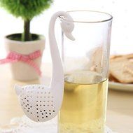 Water &amp; Wood New Swan Shape Tea Colander Strainer Infuser Filter Sifter Teaspoon N3