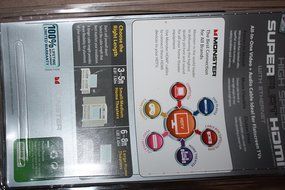 Monster High Speed Superflat Hdmi with Ethernet