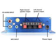 Car Amplifier, ELEGIANT 12V DC Mini Subwoofer Family Audio Amplifier for MP3 Mtotorcycle Automobile Home Computer N3
