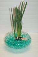 Rainbow Crystal Mud - Soil Beads - Colorful Soil Replacement for Flower Succulents and Centerpieces (Purple) N10