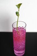 Rainbow Crystal Mud - Soil Beads - Colorful Soil Replacement for Flower Succulents and Centerpieces (Purple) N11