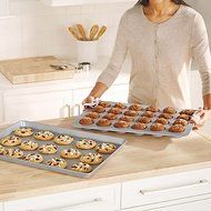 Wilton Bake More Nonstick Oversized 24-Cavity Muffin Pan, 21x15-Inch N2