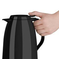 Emsa Mambo High Impact Plastic Thermal Carafe with Glass Liner, 51 oz, Black N2