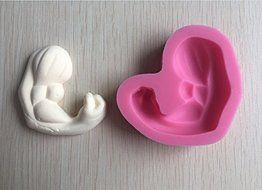 Anyana 3D Strong Arm Muscles Silicone Fondant Mold Cake Decorating Pastry Gum Pastry Tool Kitchen Tool Sugar Paste... N4