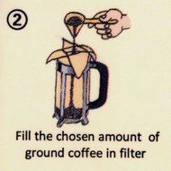 Caffi Paper Coffee Filters for 12 Cup French Press - 2 Packs of 50