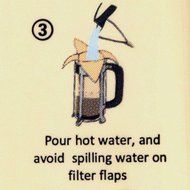 Caffi Paper Coffee Filters for 12 Cup French Press - 2 Packs of 50 N2