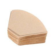 200Pcs Unbleached Coffee Filter Papers Cones Cups Brewer Espresso Strainer Dripper Natural Brown N5