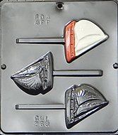 Sailboat Lollipop Chocolate Candy Mold 268