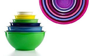 Gourmet Home Products 6-Piece Melamine Mixing Bowls Set N2
