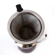 Tobete Stainless Steel Coffee Filter Reusable Pour Over Coffee Dripper Single Cup Make Tool N3