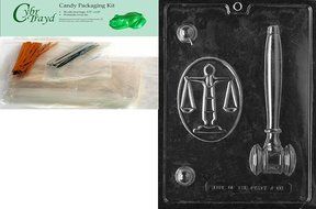 Cybrtrayd J088 Legal Kit Chocolate Candy Mold with Exclusive Cybrtrayd Copyrighted Chocolate Molding Instructions N4