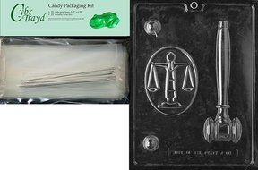 Cybrtrayd J088 Legal Kit Chocolate Candy Mold with Exclusive Cybrtrayd Copyrighted Chocolate Molding Instructions N5