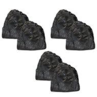 Acoustic Audio G8RS Granite 8&quot; Rock Speaker 3 Pair Pack Outdoor Weatherproof Speakers