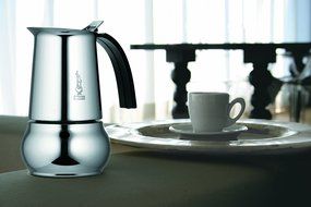 Bialetti 06812 Kitty Coffee Maker, Stainless Steel, 4-Cup(8 oz) N9