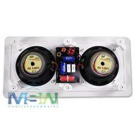 PBX (PowerBass) Home Audio MC-5.2DCC Dual 5-1/4&quot; M-Series Integra Cinema 2-Way In-Wall Center Channel Speaker N5