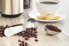 Premium Coffee Scoop (Set of 2) - 2 Tablespoon (Tbsp) - The Best Stainless Steel Measuring Spoons for Coffee,... N9