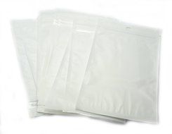 Jennysar PB5@ White Resealable Zipper Plastic Bag Accessory Bag 24 Pcs. (5 X 8 Inches) N2