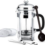 Homitt 34oz French Press Coffee Maker & Tea Maker (8-Cups) with 3 Extra Replacement Screen Mesh,1 Stainless Steel... N6