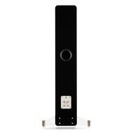 Q Acoustics Concept 40 Floorstanding Speaker Pair (Gloss Black) + QED Silver Anniversary XT Speaker Cable Pair... N3