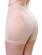 Junlan Women's Padded Seamless Butt Hip Enhancer Panties Boy Shorts N5
