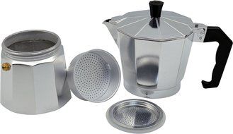Argon Tableware 6 Cup Italian Style Stove Top Espresso Coffee Percolator. Traditional Design N4