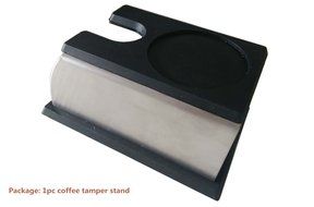 SMKF Coffee Tamper Stand, TAMPING STAND Sturdy Stainless Steel Tamping Stand for Coffee Machine and Heavily Padded... N3
