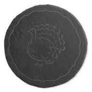 Turkey Etched Slate Trivet